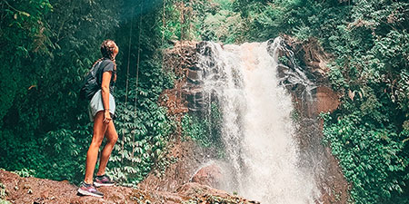 chasing waterfalls in ubud